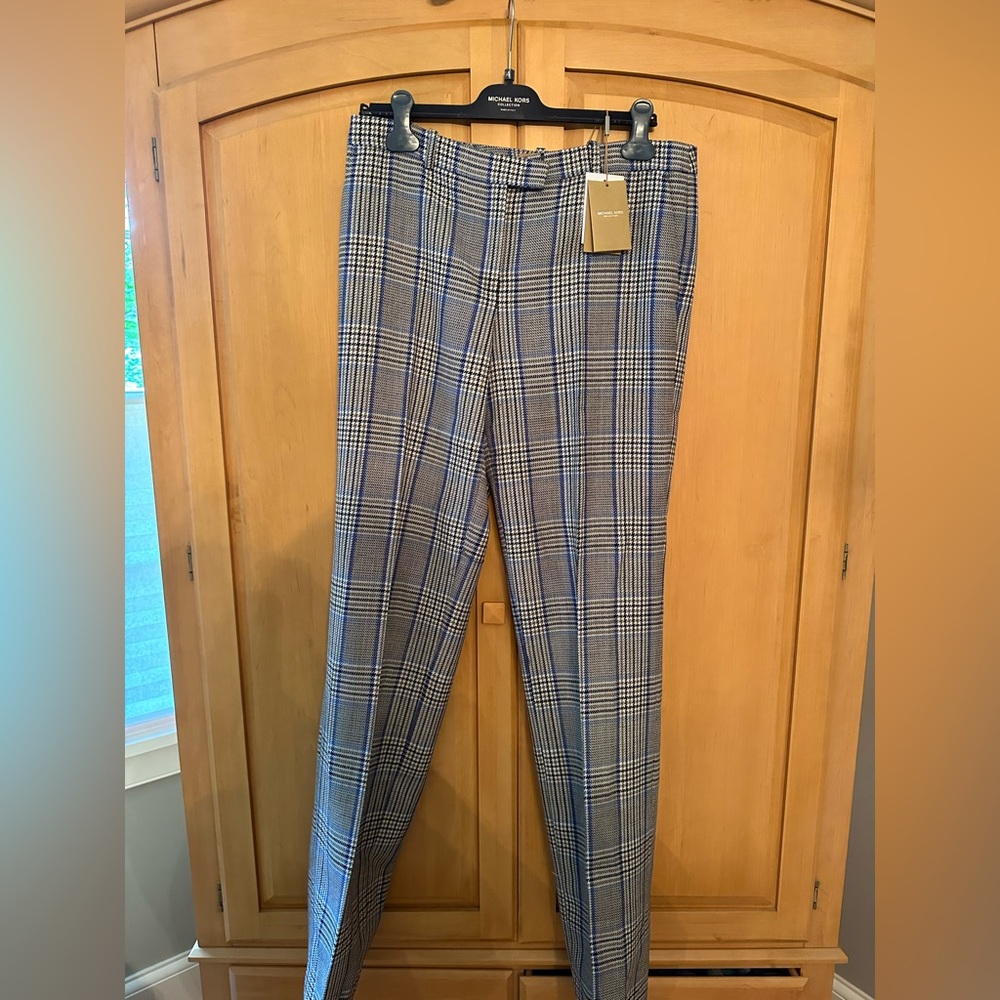 Michael Kors Collection Plaid Trousers